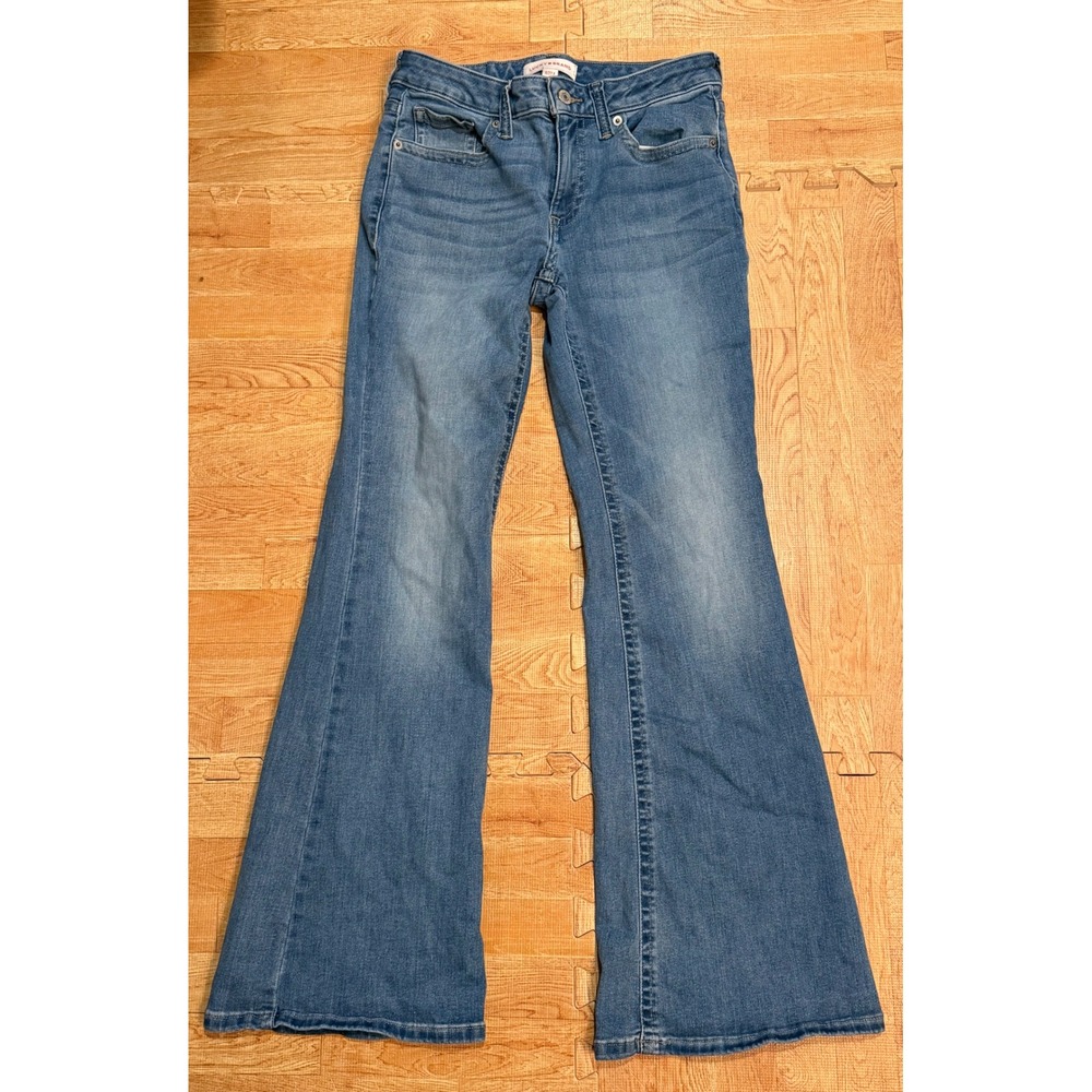 Lucky Brand Womens Medium Wash High Rise Flare Jeans Size 4 27 A